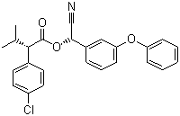 structure of CAS# 66230-04-4, Esfenvalerate