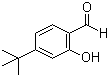 4-叔丁基-2-羟基苯甲醛分子结构 (CAS 66232-34-6)