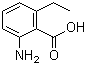 2-氨基-6-乙基苯甲酸分子结构 (CAS 66232-56-2)