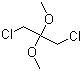 structure of CAS# 6626-57-9, 1,3-Dichloro-2,2-dimethoxypropane