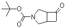 6-Oxo-3-azabicyclo[3.2.0]heptane-3-carboxylic acid 1,1-dimethylethyl ester molecular structure (CAS 663172-80-3)