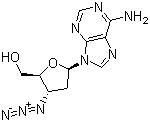 CAS # 66323-44-2, 3'-Azido-2',3'-dideoxyadenosine, [(2S,3S,5R)-5-(6-Aminopurin-9-yl)-3-azidooxolan-2-yl]methanol