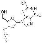 CAS # 66323-46-4, 3'-Azido-2',3'-dideoxyguanosine, AZG