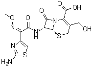 CAS # 66340-28-1, Desacetylcefotaxime, (6R,7R)-7-[[(2Z)-2-(2-Amino-4-thiazolyl)-2-(methoxyimino)acetyl]amino]-3-(hydroxymethyl)-8-oxo-5-thia-1-azabicyclo[4.2.0]oct-2-ene-2-carboxylic acid, 3-Desacetylcefotaxime, Deacetylcefotaxime
