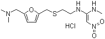 structure of CAS# 66357-35-5, Ranitidine hydrochloride