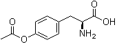 O-乙酰基-L-酪氨酸分子结构 (CAS 6636-22-2)