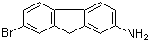 structure of CAS# 6638-60-4, 2-Amino-7-bromofluorene
