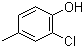 structure of CAS# 6640-27-3, 2-Chloro-4-methylphenol