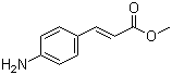 Methyl (E)-3-(4-aminophenyl)-2-propenoate molecular structure (CAS 66417-26-3)