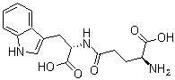 CAS 登录号：66471-20-3, L-gamma-谷氨酰-L-色氨酸