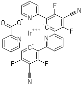 CAS # 665005-28-7, Bis((3,5-difluoro-4-cyanophenyl)pyridinato)picolinatoiridium