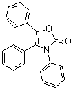 3,4,5-三苯基-4-恶唑啉-2-酮分子结构 (CAS 6652-42-2)