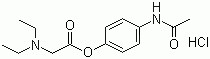 CAS # 66532-85-2, Propacetamol, 4-Acetamidophenyl diethylaminoacetate hydrochloride
