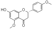structure of CAS# 66568-97-6, 7-Hydroxy-5,4'-dimethoxyflavanone