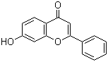 7-羟基黄酮分子结构 (CAS 6665-86-7)
