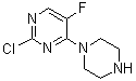 CAS 登录号：666839-74-3, 2-氯-5-氟-4-(1-哌嗪基)嘧啶