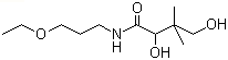 structure of CAS# 667-84-5, DL-Pantothenyl ethyl ether