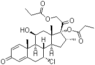 structure of CAS# 66734-13-2, Alclometasone-17,21-dipropionate