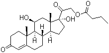 CAS 登录号：6677-99-2, 氢化可的松 21-丁酸盐