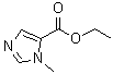 structure of CAS# 66787-70-0, 1-Methyl-1H-imidazole-5-carboxylic acid ethyl ester