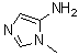 structure of CAS# 66787-75-5, 1-Methyl-1H-imidazol-5-amine