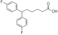 CAS # 667936-71-2, 6,6-Bis(4-fluorophenyl)hexanoic acid