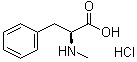 N-Methyl-L-phenylalanine hydrochloride molecular structure (CAS 66866-67-9)