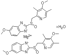 (S)-Omeprazole magnesium hydrate molecular structure (CAS 668985-31-7)
