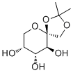 structure of CAS# 66900-93-4, 1,2-O-Isopropylidene-beta-D-fructopyranose