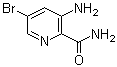 structure of CAS# 669066-89-1, 3-氨基-5-溴吡啶-2-甲酰胺