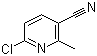 structure of CAS# 66909-36-2, 6-Chloro-2-methylnicotinonitrile