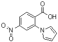 4-硝基-2-(1H-吡咯-1-基)苯甲酸分子结构 (CAS 66940-03-2)