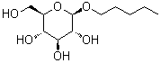 戊基 beta-D-吡喃葡萄糖苷分子结构 (CAS 66957-71-9)