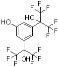 structure of CAS# 669768-28-9, 5-Hydroxy-alpha,alpha,alpha',alpha'-tetrakis(trifluoromethyl)-1,3-benzenedimethanol
