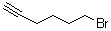 structure of CAS# 66977-99-9, 6-Bromo-1-hexyne