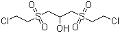 structure of CAS# 67006-35-3, 1,3-双(氯乙基砜基)丙醇