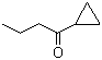 环丙基丙基甲酮分子结构 (CAS 6705-46-0)