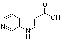 1H-Pyrrolo[2,3-c]pyridine-3-carboxylic acid molecular structure (CAS 67058-74-6)