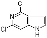 structure of CAS# 67139-79-1, 4,6-Dichloro-1H-pyrrolo[3,2-c]pyridine