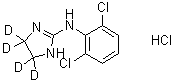 CAS 登录号：67151-02-4, 盐酸可乐定-d<sub>4</sub>