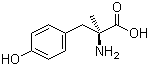 structure of CAS# 672-87-7, L-alpha-Methyltyrosine