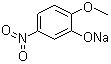 structure of CAS# 67233-85-6, 5-Nitroguaiacol sodium salt