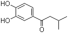 1-(3,4-二羟基苯基)-3-甲基-1-丁酮分子结构 (CAS 67239-25-2)