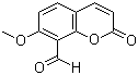 CAS 登录号：6724-42-1, 九里香内酯醛, 7-甲氧基-8-甲酰基香豆素