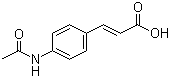 CAS 登录号：67249-02-9, (2E)-3-[4-(乙酰基氨基)苯基]-2-丙烯酸