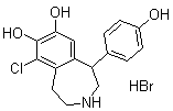 structure of CAS# 67287-54-1, Fenoldopam monohydrobromide