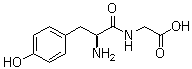 structure of CAS# 673-08-5, L-Tyrosylglycine