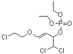 CAS 登录号：67329-01-5, 磷酸 3-(2-氯乙氧基)-1-(二氯甲基)-2-丙烯基 二乙基酯