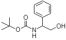 (2-Hydroxy-1-phenylethyl)carbamic acid tert-butyl ester molecular structure (CAS 67341-01-9)