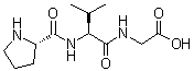 L-脯氨酰-L-缬氨酰甘氨酸分子结构 (CAS 67341-70-2)